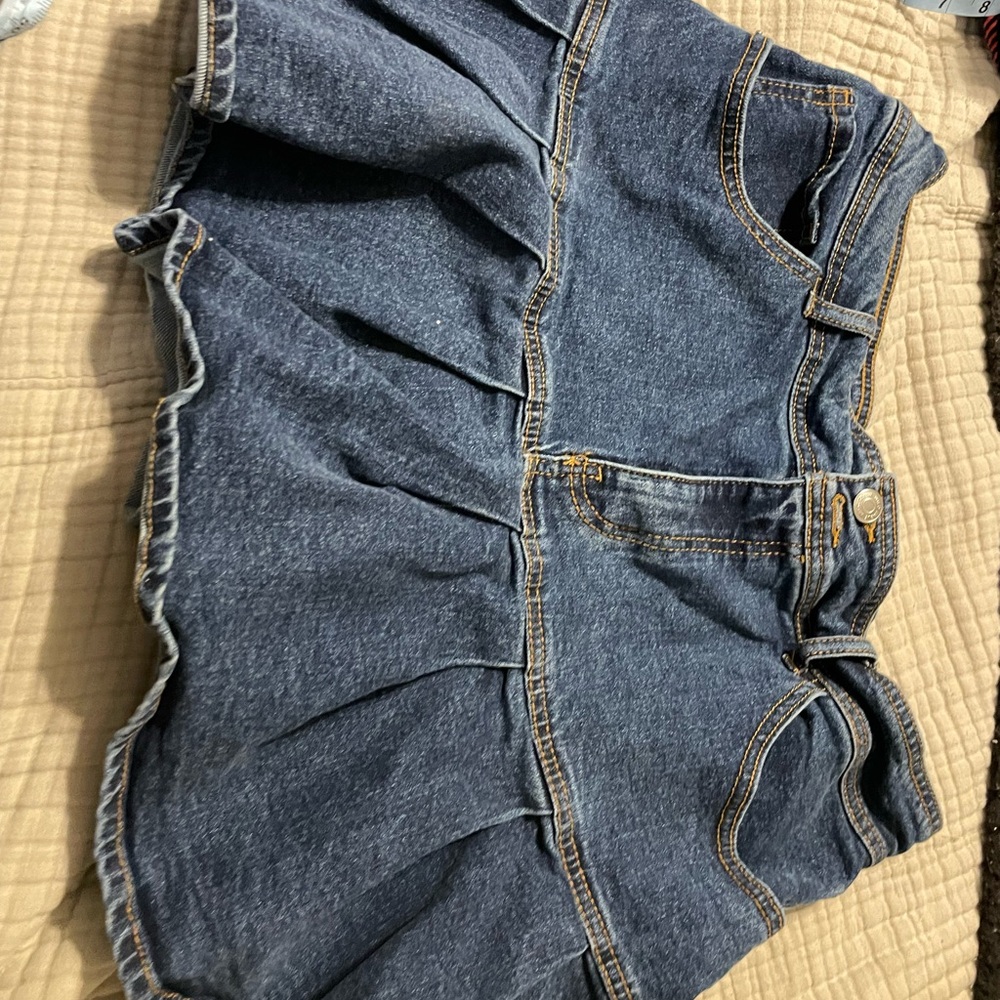 Wild Fable Dark Denim Skirt 16